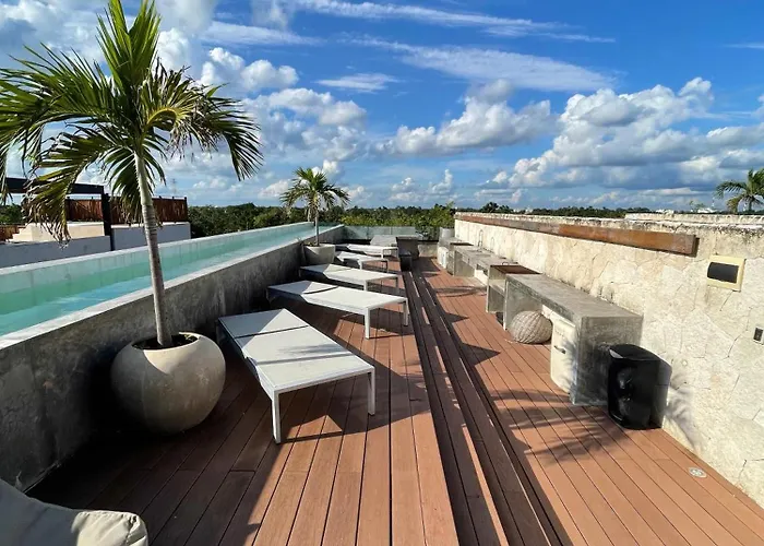 Apartment Black House - 6br Penthouses With Rooftop & Pools Tulum